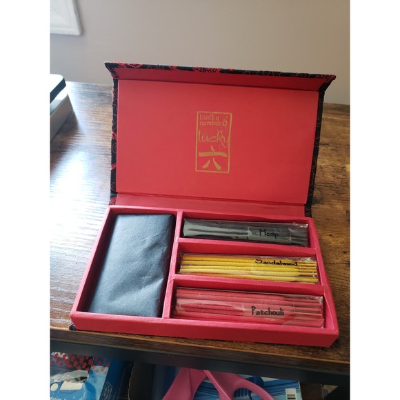 2 pc bundle: B&BW Far East Escape Body Scrub &  Liz Claiborne Lucky No 6 Incense - Picture 4 of 11